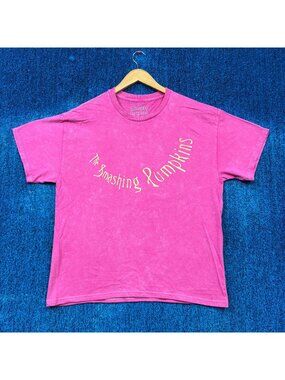 The Smashing Pumpkins Infinite Sadness Tour Rock Pink T-Shirt Size Large